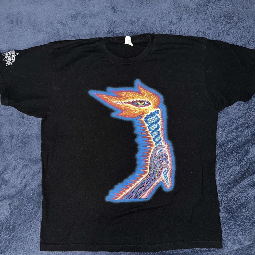 official tool band psychedelic torch t shirt